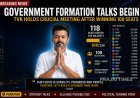 Vijay Holds Key Meeting with TVK MLAs After Winning 108 Seats in Tamil Nadu Election 2026