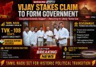 Vijay Meets Tamil Nadu Governor to Stake Claim for Government Formation