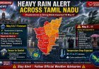 Heavy Rain Likely Across Tamil Nadu for the Next Two Days, Says Weather Department