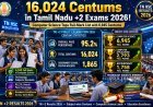 Over 16,000 Centums Scored in Tamil Nadu Class 12 Public Exam 2026