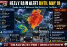 Heavy Rain Likely to Continue in Tamil Nadu Until May 19, Says Weather Department