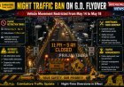 Night Traffic Restrictions Announced on Coimbatore G.D. Flyover for Maintenance Work