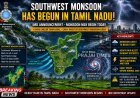 Southwest Monsoon Likely to Begin Today in Tamil Nadu Region, Says Weather Department