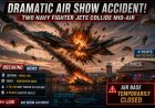 Two US Navy Fighter Jets Collide Mid-Air During Air Show in Idaho