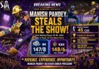 Manish Pandey Wins Player of the Match Award After First Batting Opportunity of IPL 2026