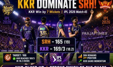 KKR Defeat Sunrisers Hyderabad in IPL 2026 Match 45