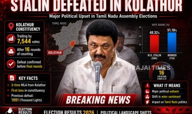 MK Stalin Defeated in Kolathur Constituency in Tamil Nadu Assembly Elections