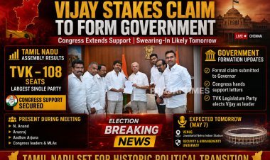 Vijay Meets Tamil Nadu Governor to Stake Claim for Government Formation