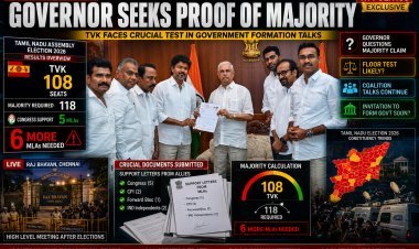 Governor Seeks Clarification from Vijay Over Majority Support for Government Formation in Tamil Nadu