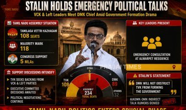 MK Stalin Holds Emergency Meeting With VCK and Left Party Leaders Amid Tamil Nadu Government Formation Talks