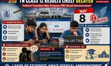 Tamil Nadu Class 12 Board Exam Results Likely to Be Delayed Amid Government Transition