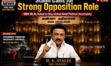 MK Stalin Urges DMK MLAs to Remain United, Emphasizes Strong Opposition Role