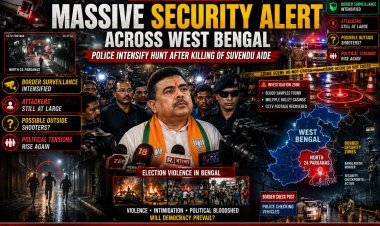 Security Intensified at West Bengal Borders After Killing of Suvendu Adhikari’s Aide