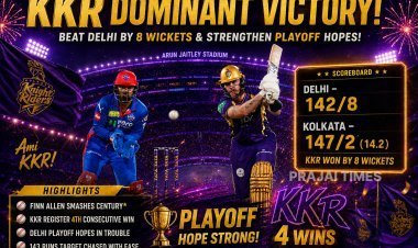 KKR Crush Delhi Capitals by 8 Wickets as Finn Allen Smashes Match-Winning Century