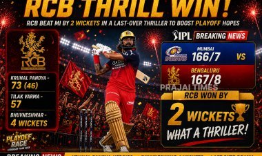 RCB Edge Past Mumbai Indians by 2 Wickets in Thrilling IPL Encounter