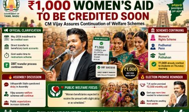 CM Joseph Vijay Assures Women’s Rights Scheme Amount Will Be Credited Soon