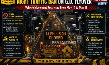 Night Traffic Restrictions Announced on Coimbatore G.D. Flyover for Maintenance Work