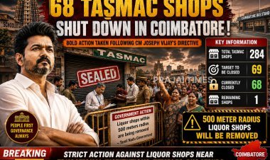 Coimbatore Closes 68 TASMAC Shops Near Schools, Temples and Bus Stands