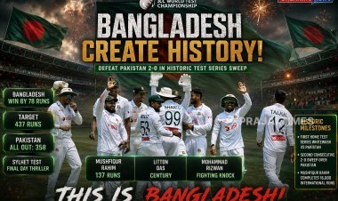 Bangladesh Complete Historic 2-0 Test Series Whitewash Over Pakistan