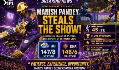 Manish Pandey Wins Player of the Match Award After First Batting Opportunity of IPL 2026