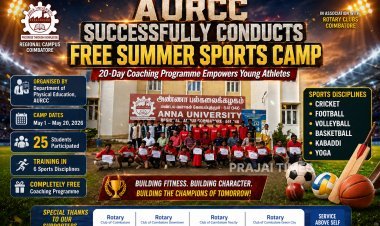 Anna University in Association with Rotary Conducts 20-Day Summer Sports Camp for Children