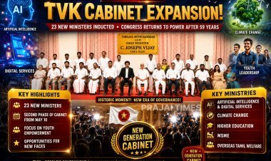 TVK Government Expands Cabinet With 23 New Ministers, Congress Joins Tamil Nadu Government After 59 Years