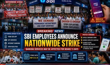 SBI Employees Announce Nationwide Strike Over Staff Shortage and Recruitment Demands