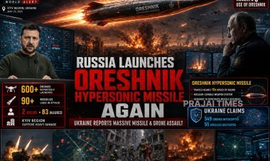 Russia Launches Third Hypersonic Oreshnik Missile Strike on Ukraine, Says Zelenskyy