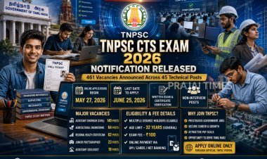TNPSC Announces 461 Vacancies for Combined Technical Services Examination 2026