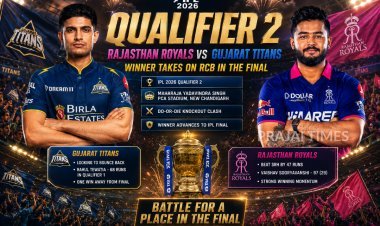 IPL 2026 Qualifier 2: Rajasthan Royals Face Gujarat Titans for a Place in the Final