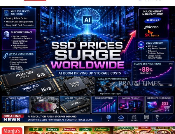 Why SSD Prices Are Rising Globally in 2026: AI Boom Drives Storage Costs Higher