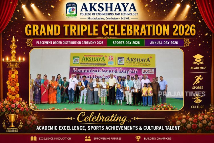 Akshaya College Celebrates Placement Day 2026, Sports Day and Annual Day with Grand Ceremony