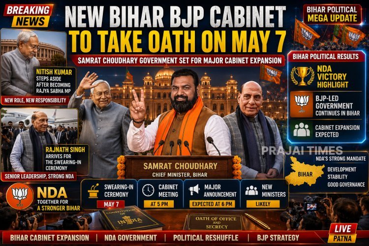 Bihar BJP Government to Expand Cabinet on May 7 Under Chief Minister Samrat Choudhary