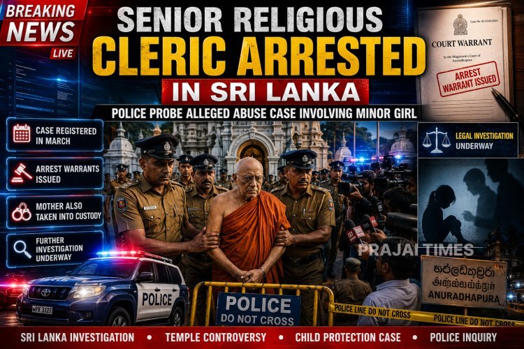Senior Religious Cleric Arrested in Sri Lanka Over Alleged Sexual Abuse of Minor