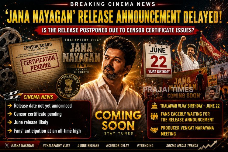 Delay in Release Announcement of Vijay’s ‘Jana Nayagan’ Raises Speculation
