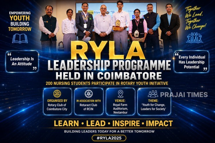 Rotary Conducts Leadership Programme for Royal Care Institute of Nursing Students in Coimbatore