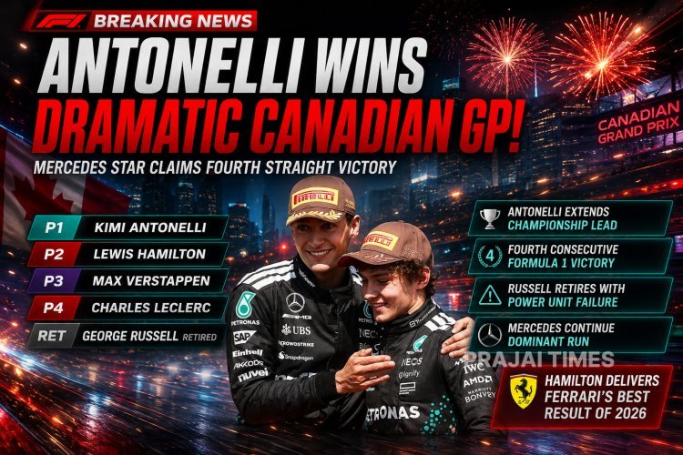 Kimi Antonelli Wins 2026 Canadian Grand Prix After Russell Retirement Drama