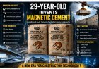 29-Year-Old Inventor Develops Magnetic Cement That Could Transform the Construction Industry