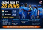 India Defeat West Indies by 26 Runs in Women's T20 World Cup Warm-Up Match