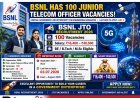 BSNL Recruitment 2026: Applications Open for 100 Junior Telecom Officer Posts
