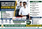 Tamil Nadu Chief Minister Joseph Vijay Travels by Government Bus, Purchases Ticket Like a Regular Passenger