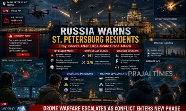 Ukraine Launches Massive Drone Attack on St. Petersburg; Russia Issues Public Warning