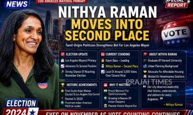 Tamil-Origin Nithya Raman Advances to Second Place in Los Angeles Mayor Primary Race