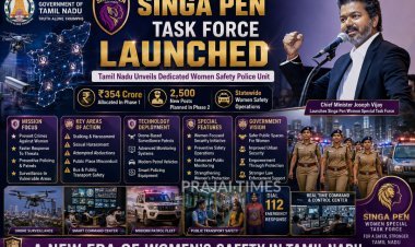 Tamil Nadu Launches 'Singa Pen' Women Special Task Force; ₹354 Crore Allocated in First Phase