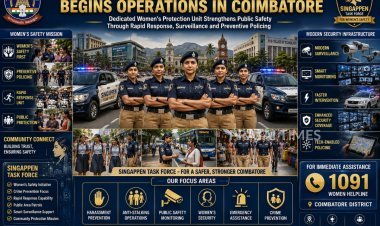 ‘Singappen’ Special Task Force Begins Operations in Coimbatore District