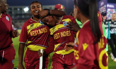 CAMPBELLE rings the winning bell for WINDIES in a thriller