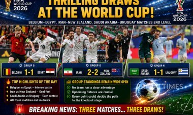 Belgium, Egypt, Iran, New Zealand, Saudi Arabia and Uruguay Share Points in FIFA World Cup 2026