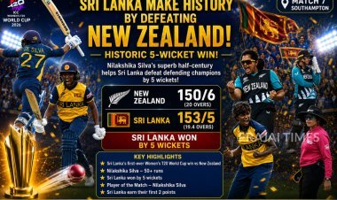 SRI LANKA STUN NEW ZEALAND IN A WONDERFUL CHASE