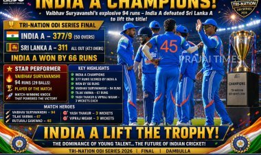 India A Defeat Sri Lanka A to Clinch Tri-Nation ODI Series Title
