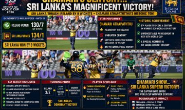 CHAMARI’s CENTURY CHAMPIONS A CLINICAL WIN FOR SRI LANKA
